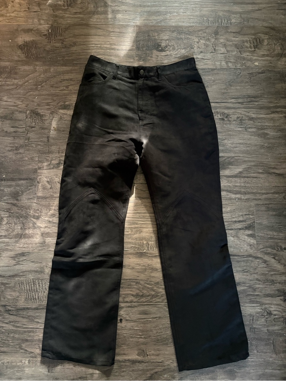 Monkeytime faux suede flared pants